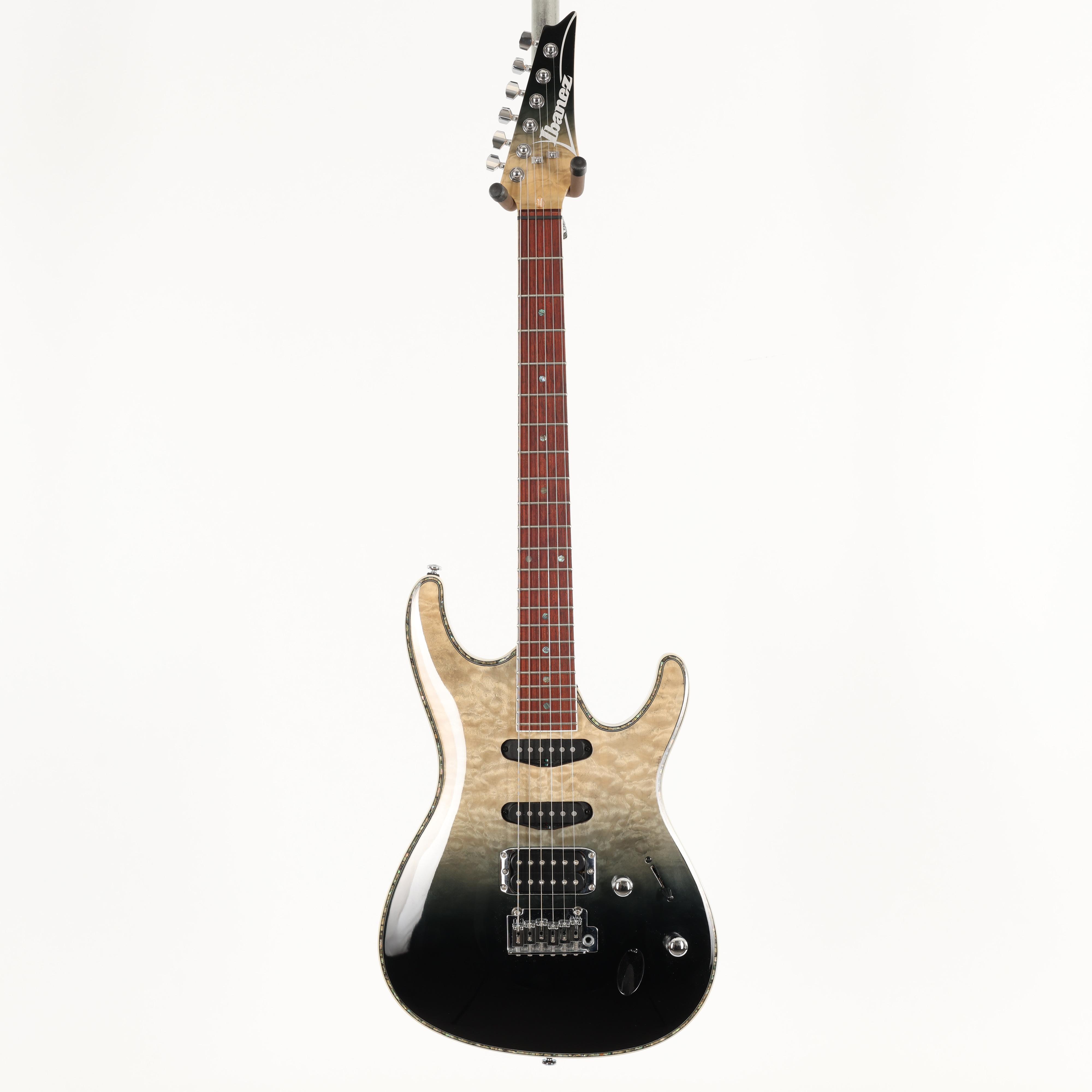 Second Hand Ibanez SA360NQM-BMG Electric Guitar In Black Mirage